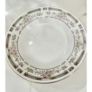 Manchester 4145 Porcelain China With 22K Band Dinnerware Set Of Four Bowls 8”